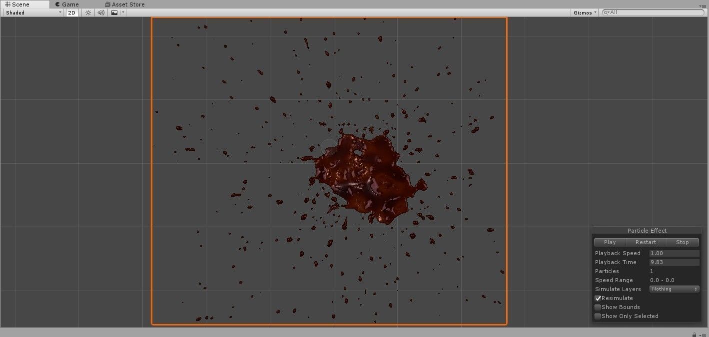FX-Blood blood dripping on wall 3D model_15