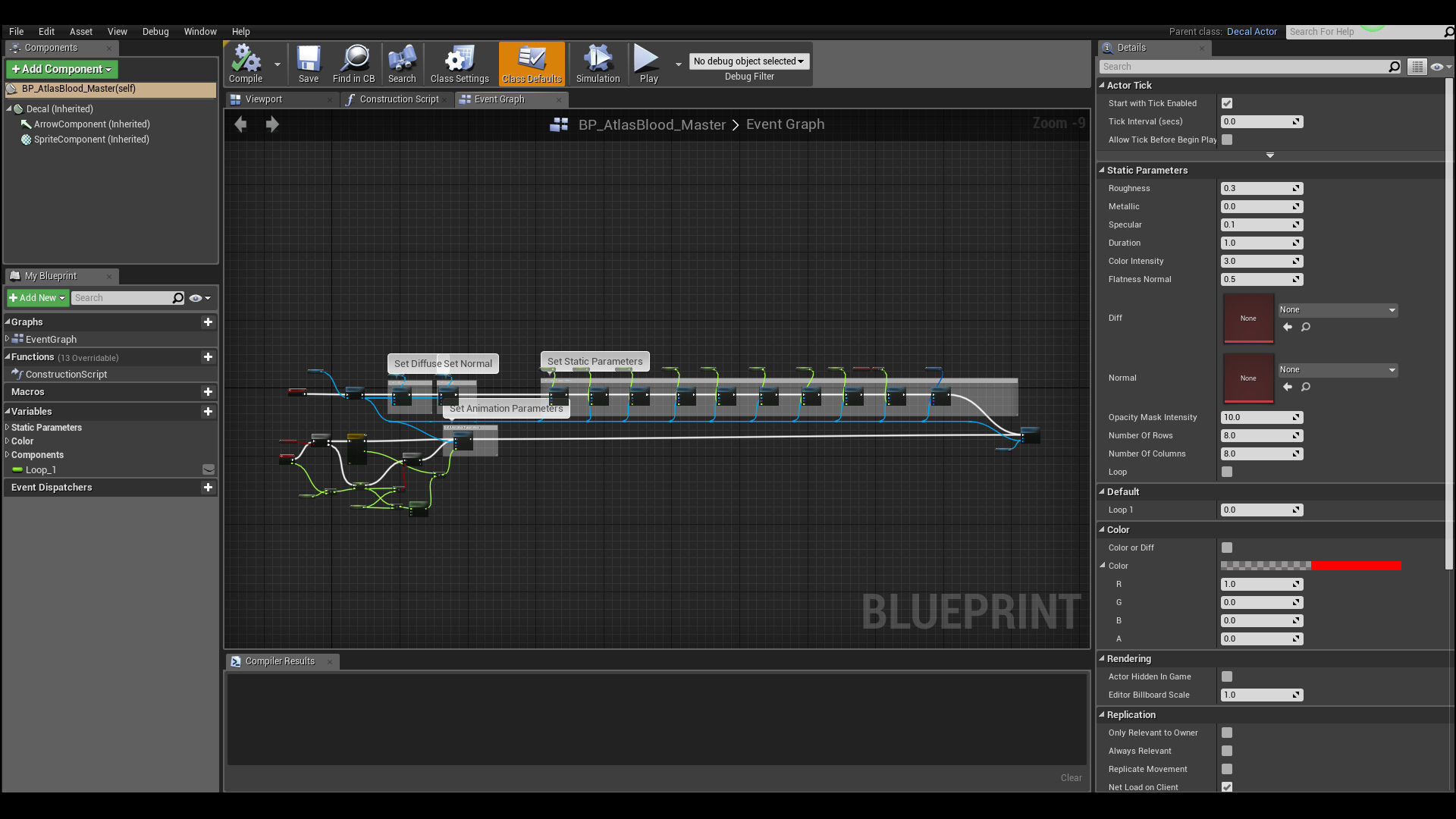 FX-Blood blood dripping on wall 3D model_20
