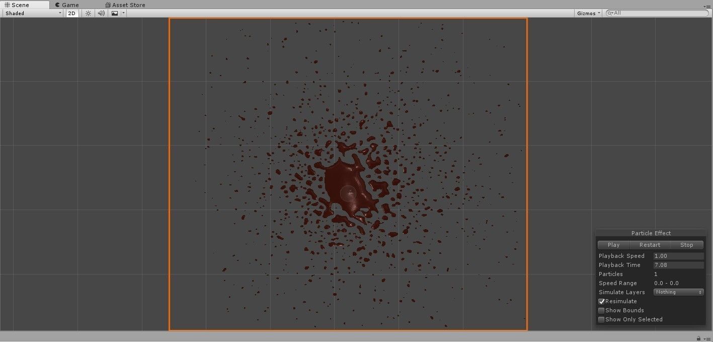 FX-Blood blood dripping on wall 3D model_17
