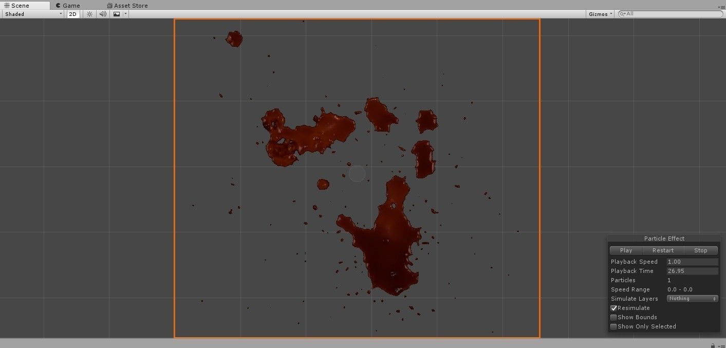 FX-Blood blood dripping on wall 3D model_13