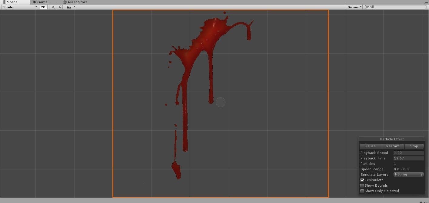 FX-Blood blood dripping on wall 3D model_8