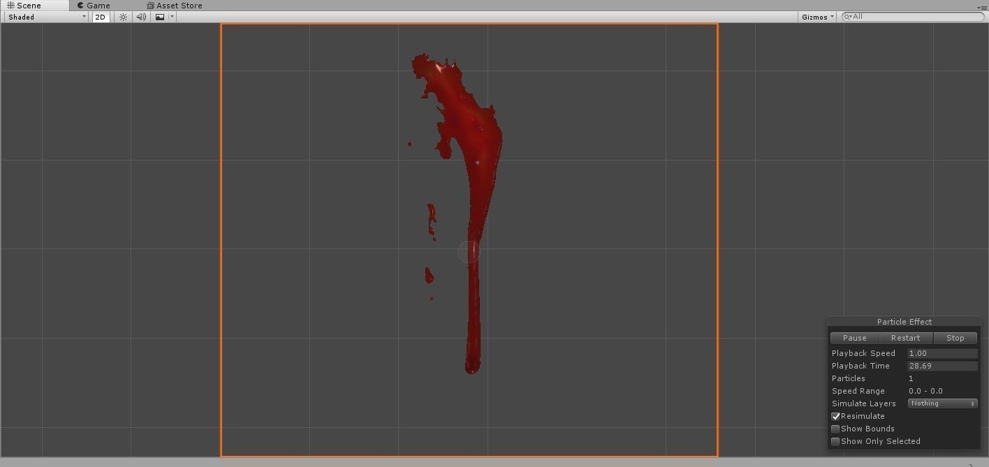 FX-Blood blood dripping on wall 3D model_9