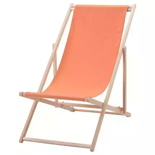 BEACH CHAIR Low-poly 3D model