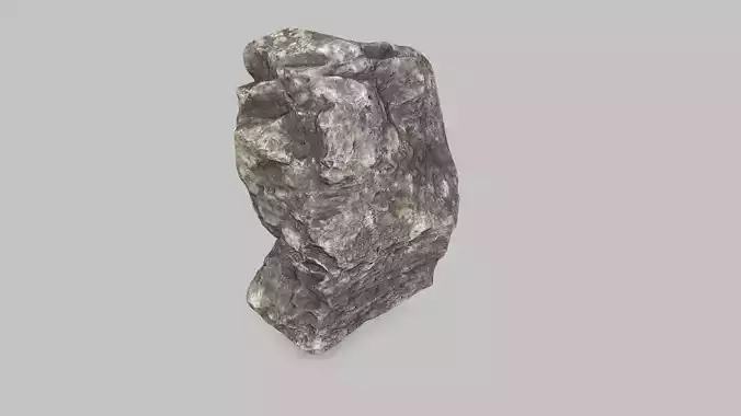 free rock Low-poly 3D model