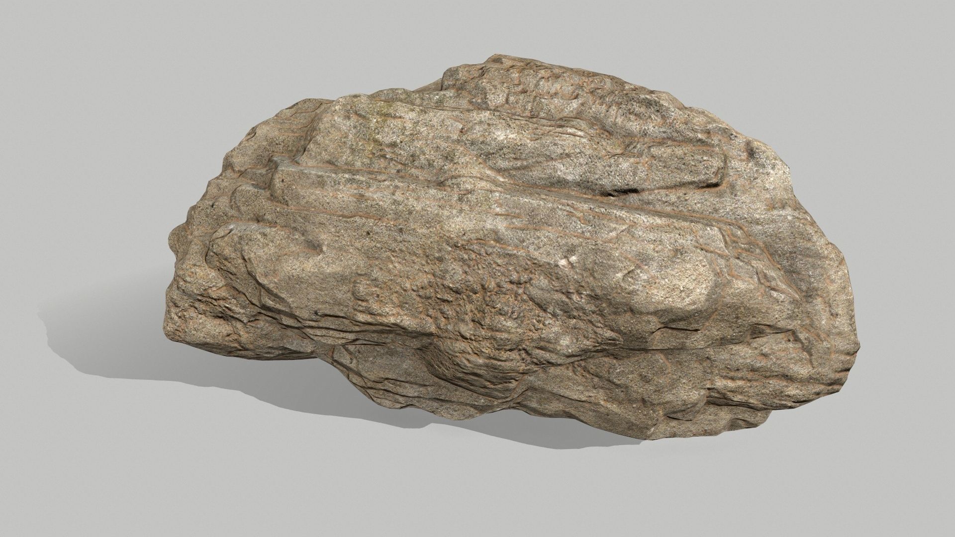 rocks rock Low-poly 3D model_7