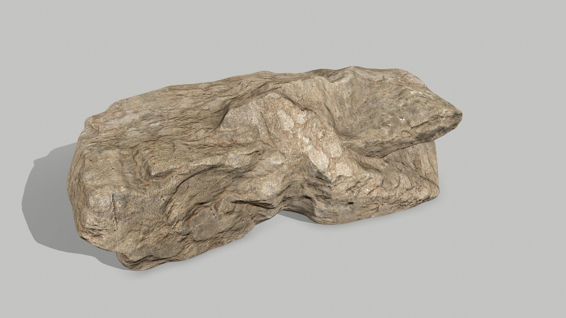 rocks rock Low-poly 3D model_3