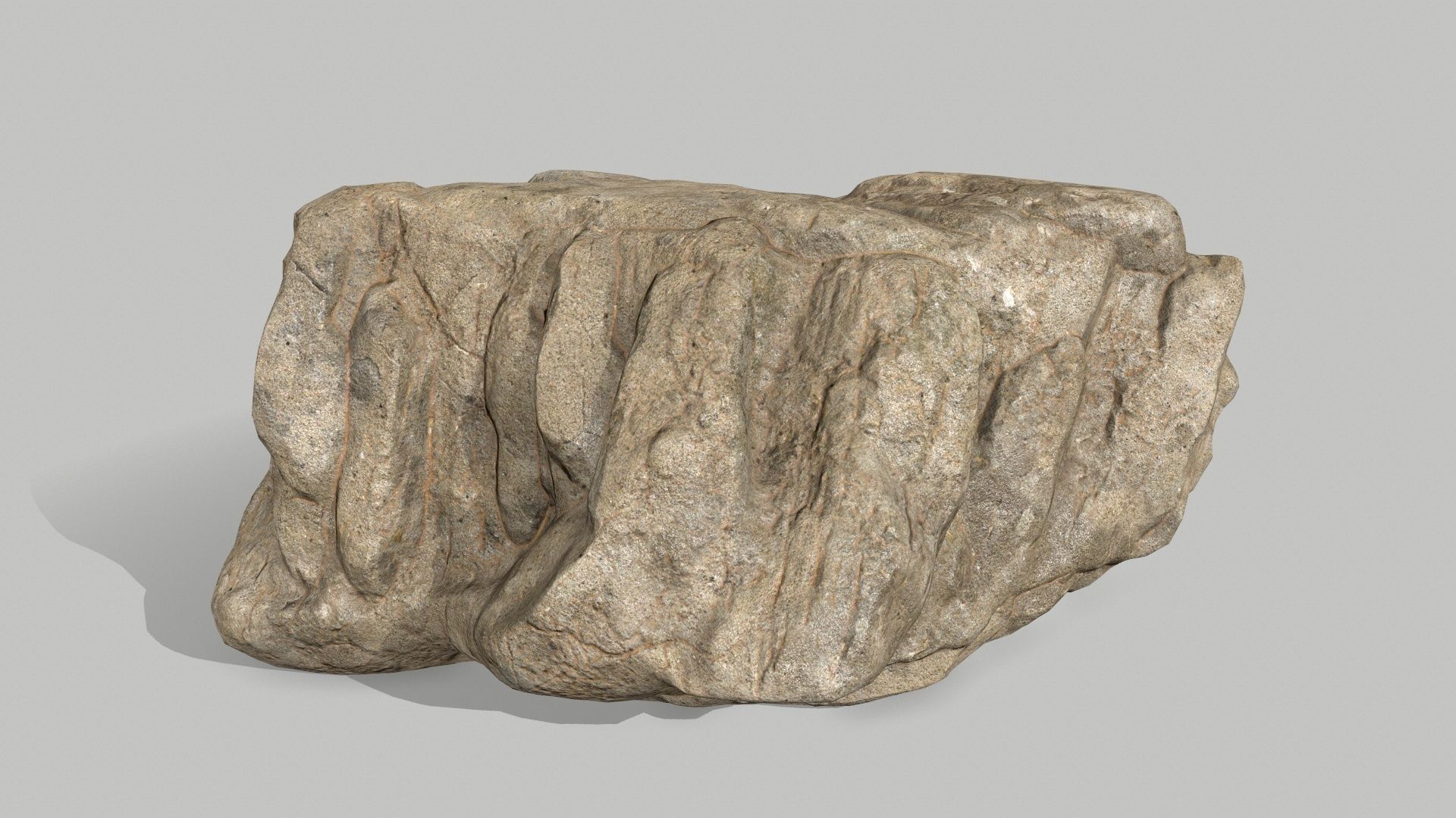 rocks rock Low-poly 3D model_9