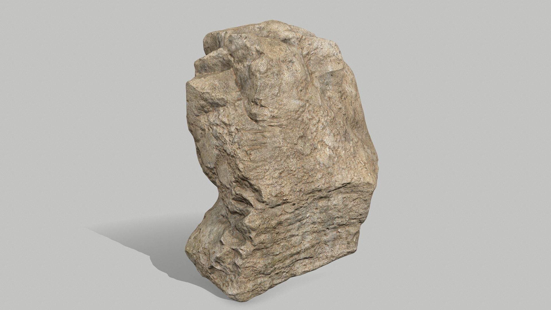 rocks rock Low-poly 3D model_1