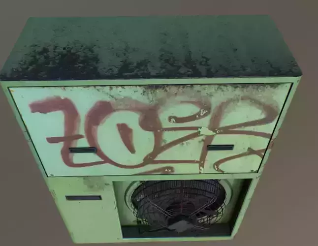 Old Dirty Air Conditioner