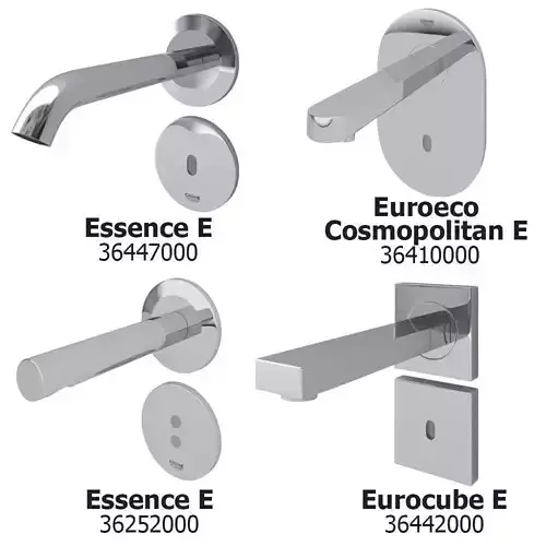 Mixers with infrared sensor Grohe SET 2 3D model
