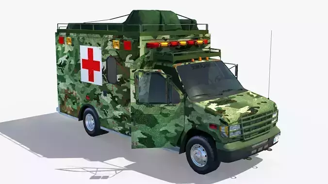 Military Ambulance Truck 
