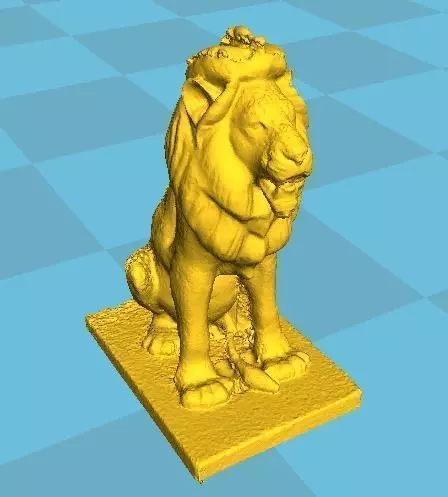 3D lion 3D print model