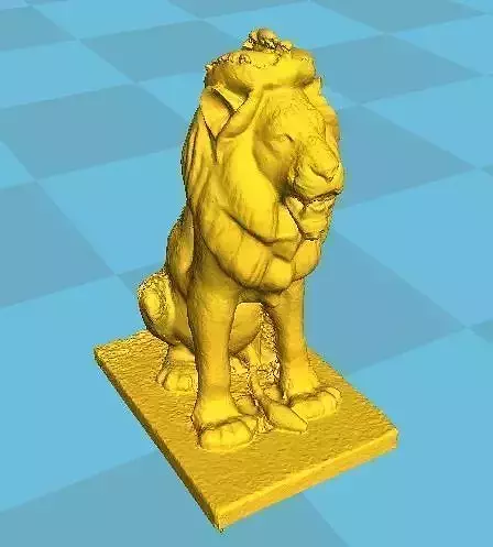 3D lion 3D print model