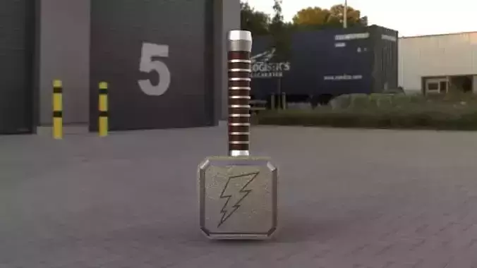 thor hammer 3d model 3D print model