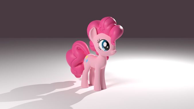 Pinkie Pie Figurine 3D print model