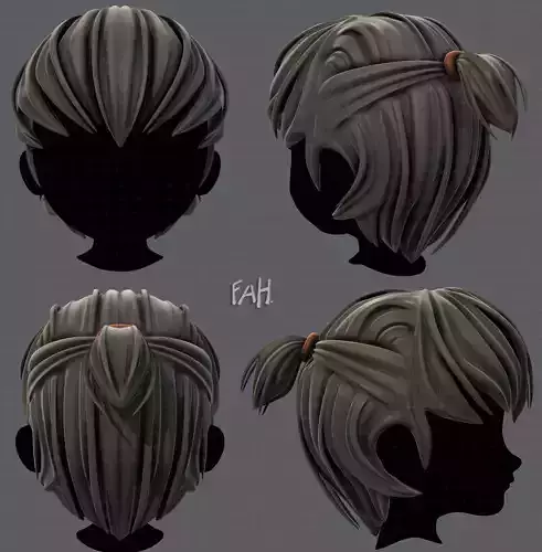 3D Hair style for boy V38
