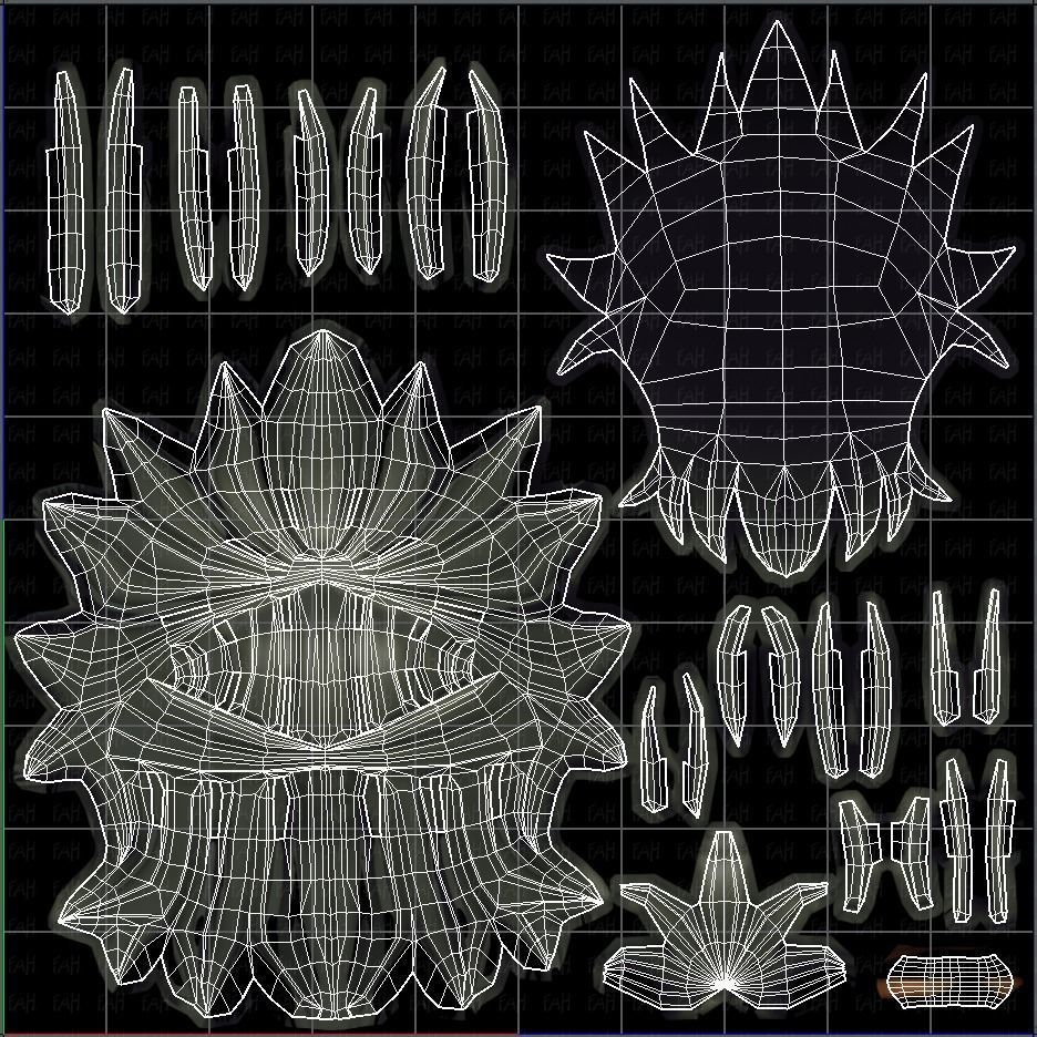 3D Hair style for boy V38 Low-poly 3D model_45