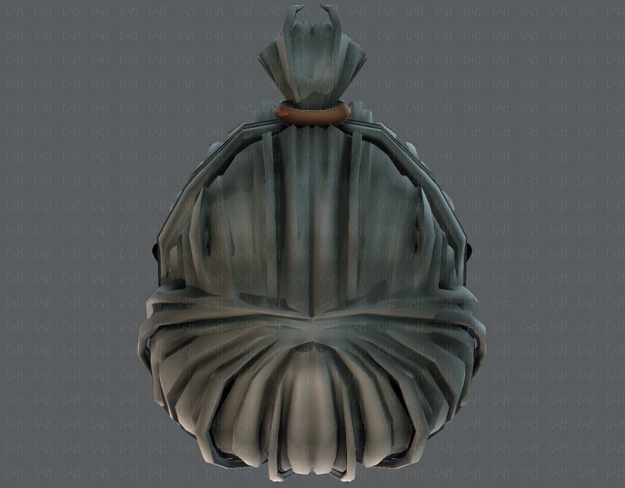 3D Hair style for boy V38 Low-poly 3D model_35