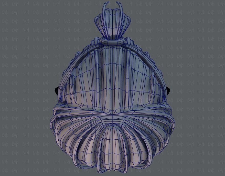 3D Hair style for boy V38 Low-poly 3D model_34