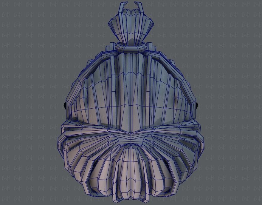 3D Hair style for boy V38 Low-poly 3D model_36