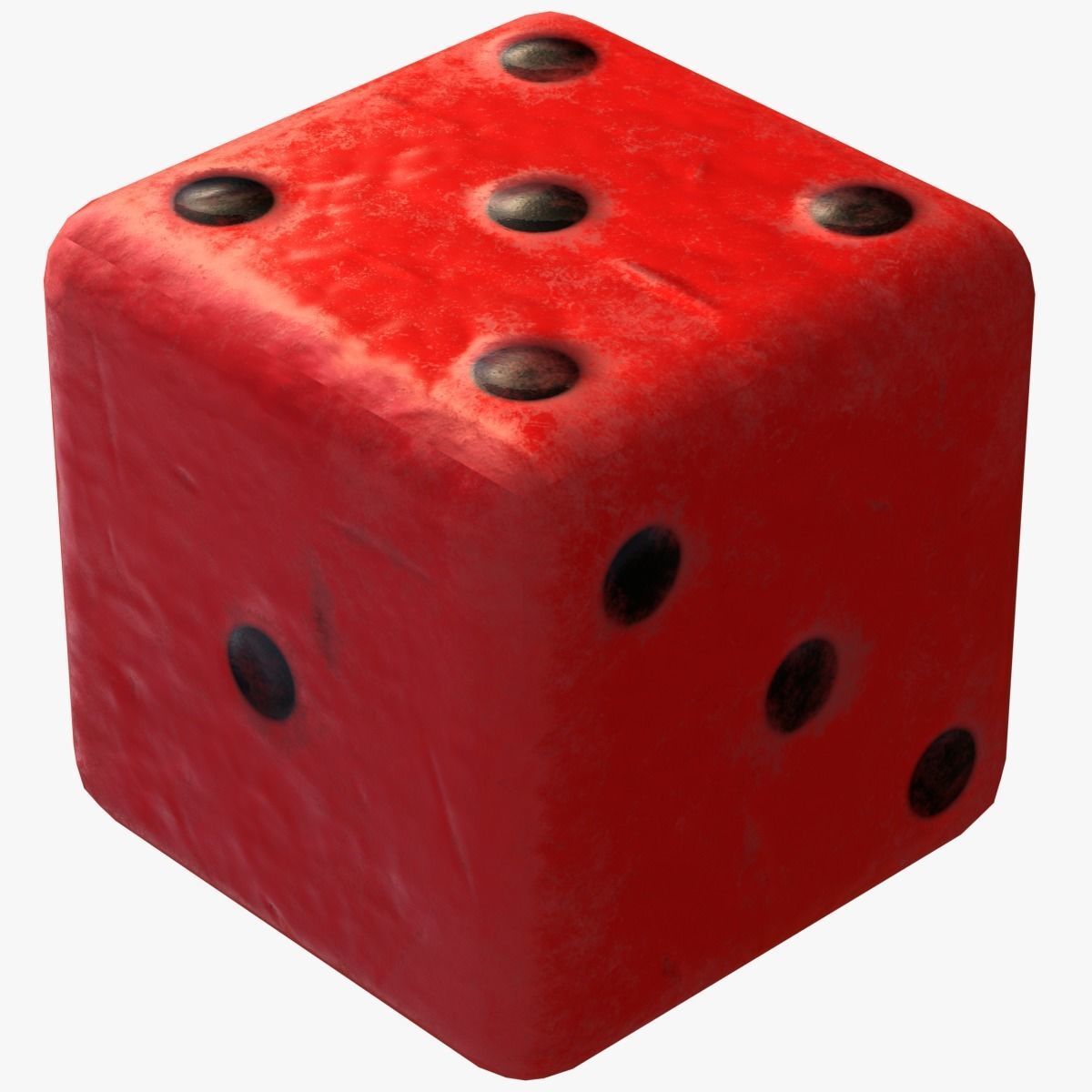 Dice Low Poly Low-poly 3D model_2