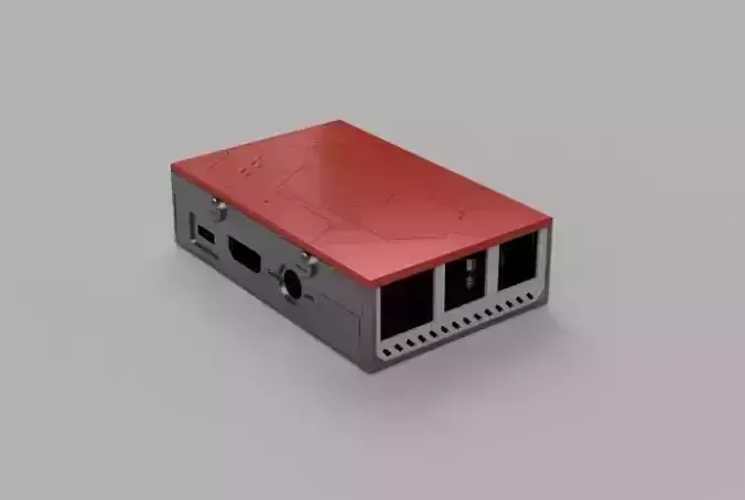 Raspberry model 3 B Sci Fi Case 3D print model