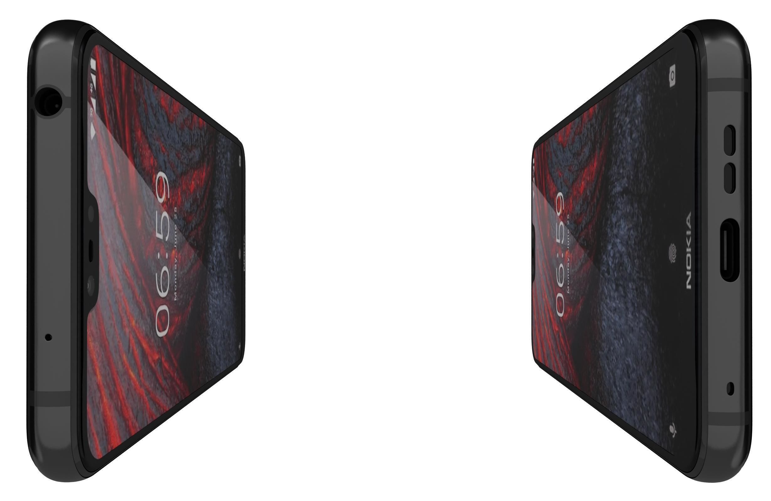 Nokia 6 1 Plus All Colors 3D model_10