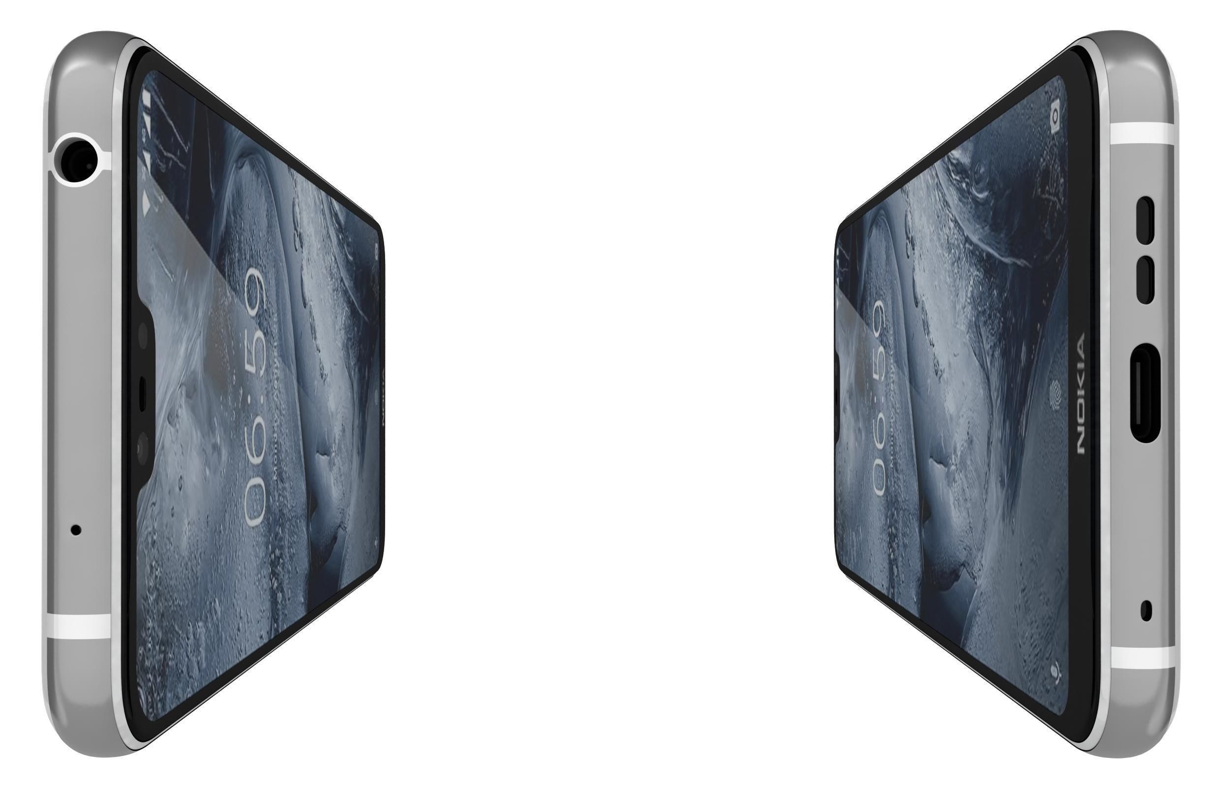 Nokia 6 1 Plus All Colors 3D model_11