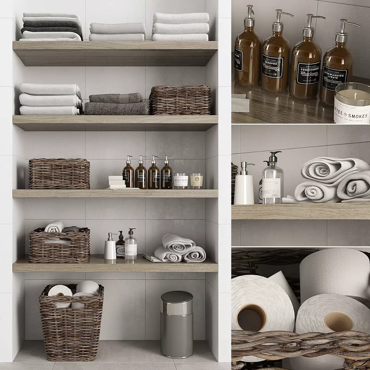 Bathroom Decor 3D model