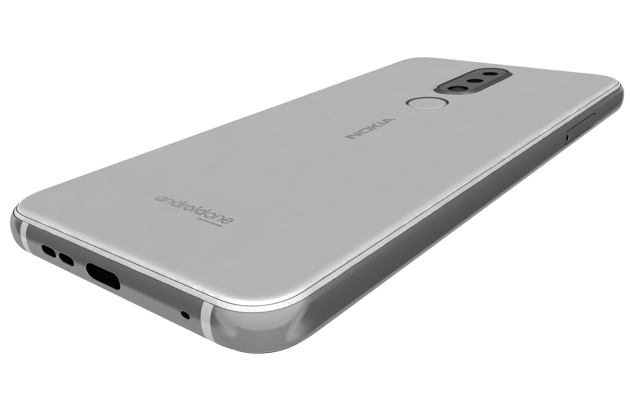 Nokia 6 1 Plus White 3D model_8