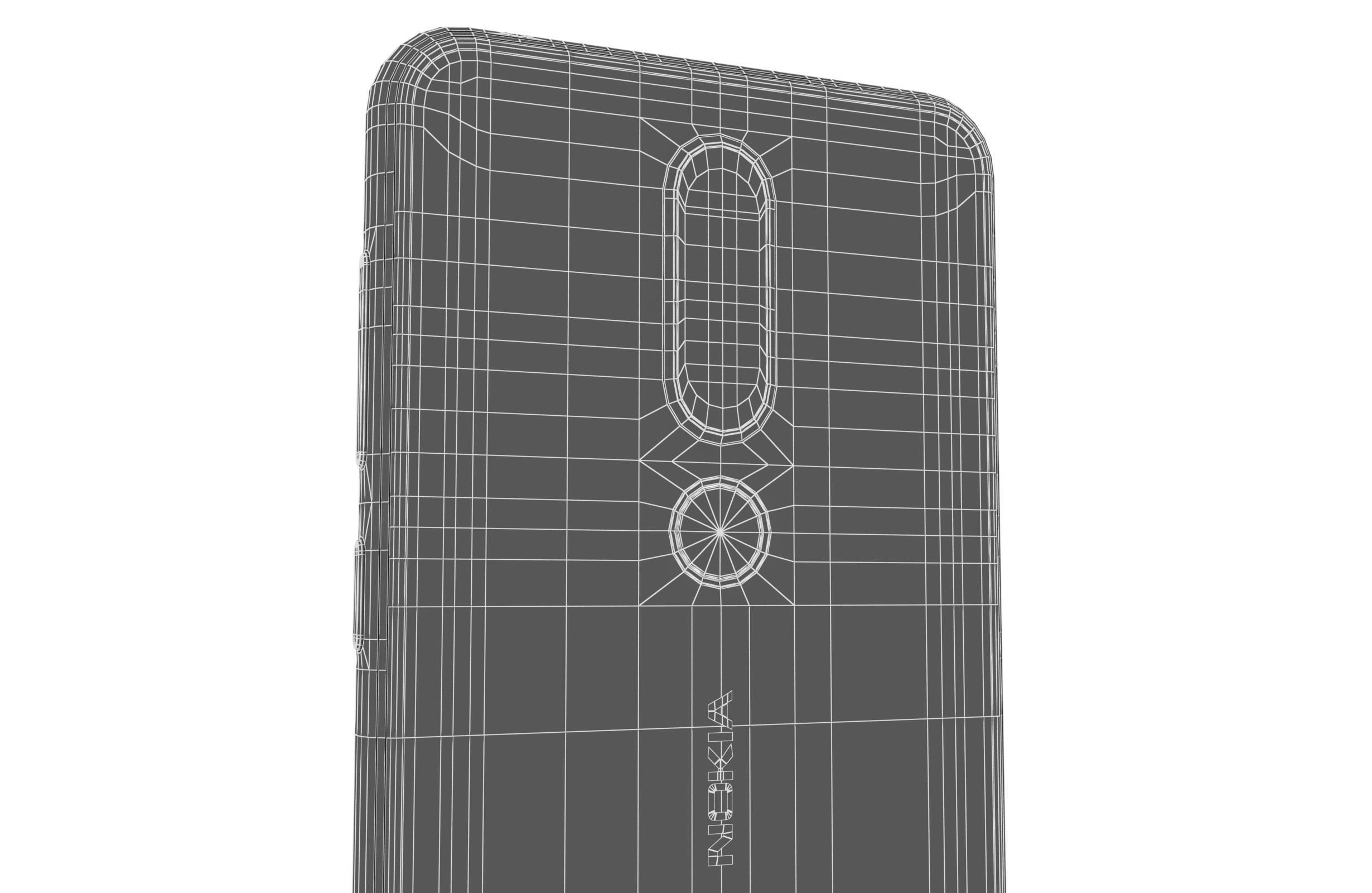 Nokia 6 1 Plus Blue 3D model_13