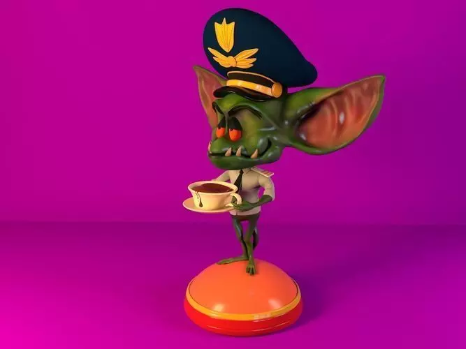 Gremlin pilot 3D print model_0