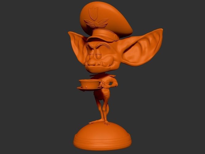 Gremlin pilot 3D print model_10