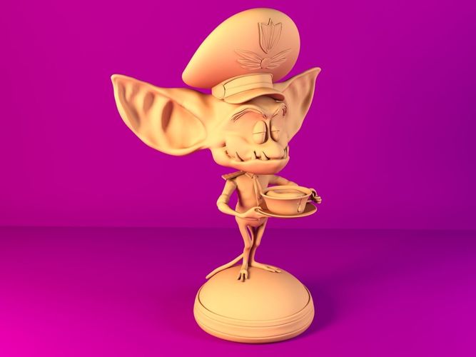 Gremlin pilot 3D print model_6