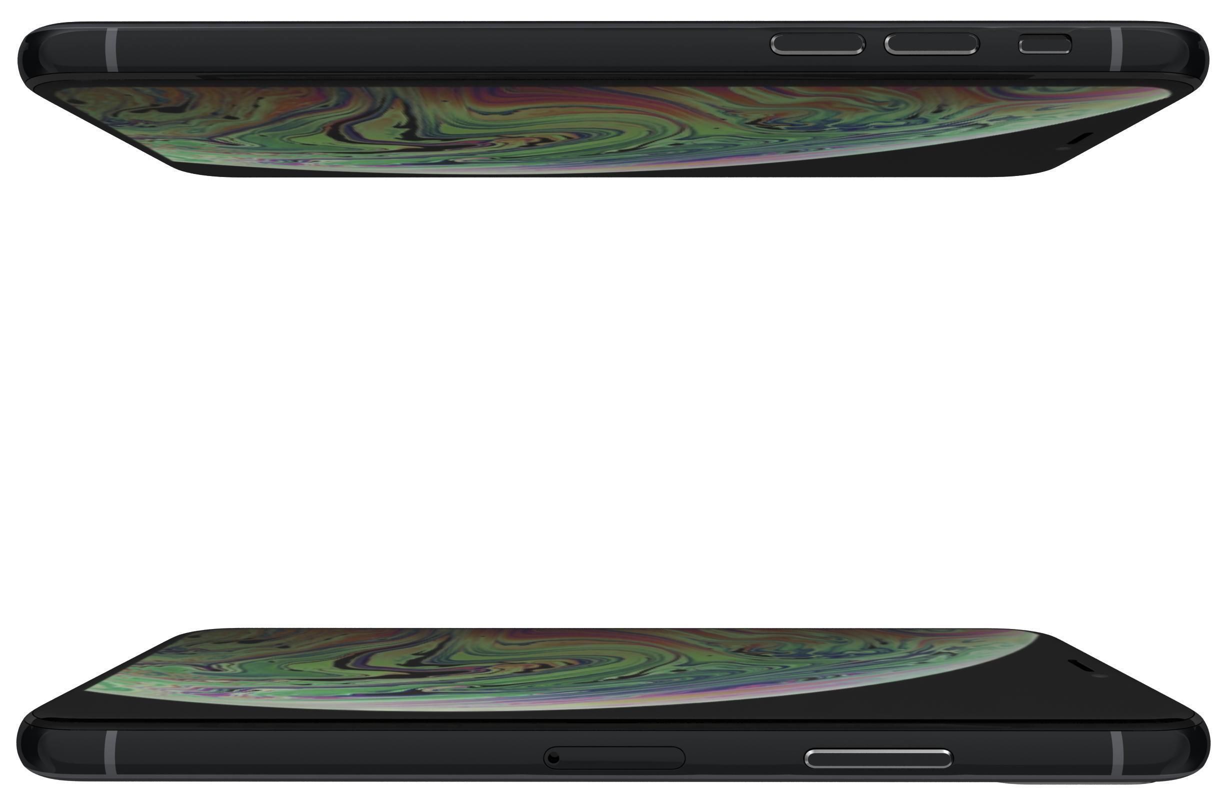 Apple iPhone XS Black 3D model_5