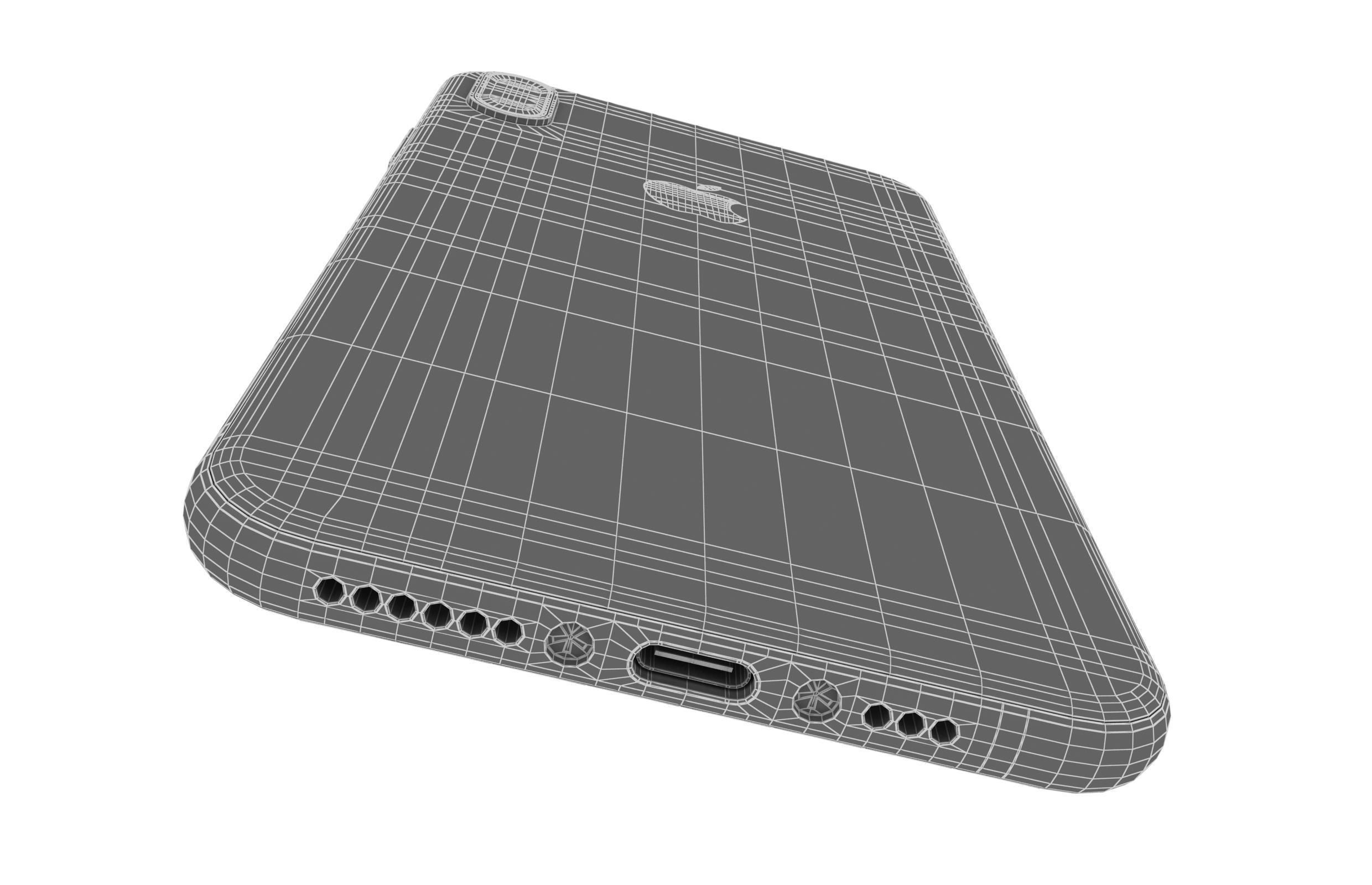 Apple iPhone XS Gold 3D model_14