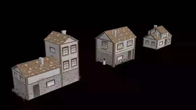 Old House Low Poly