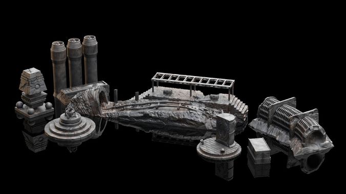 Wargaming Terrain - Urban Landscape 3D Printable Buildings 3D print model
