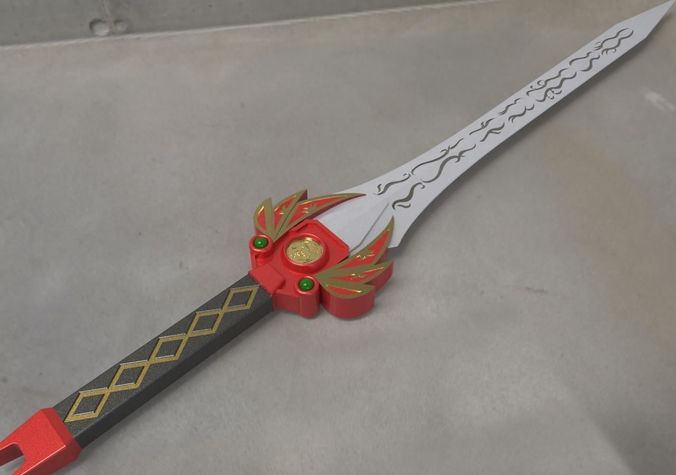 Power rangers Legacy Red Ranger Sword  3D print model