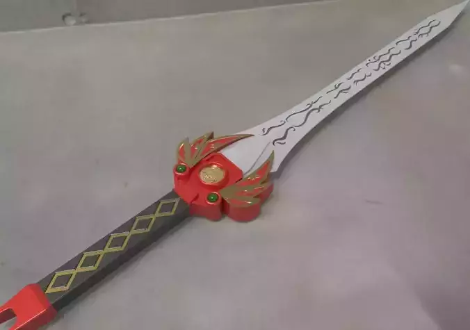 Power rangers Legacy Red Ranger Sword  3D print model