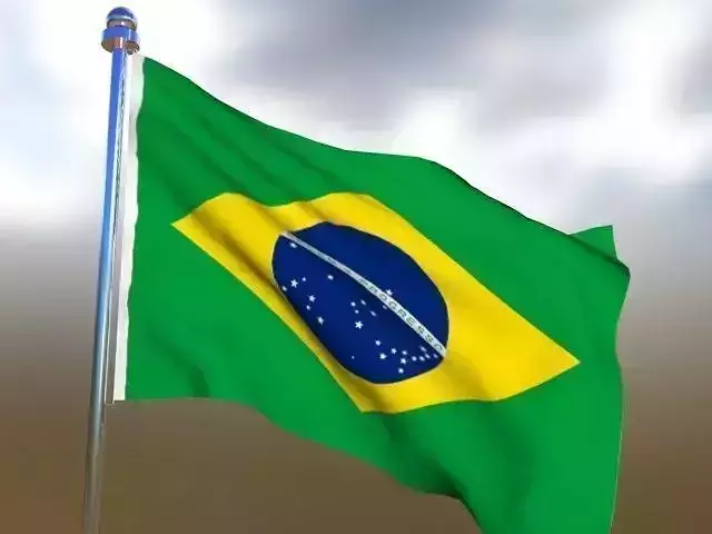 Animated Flag 3D model