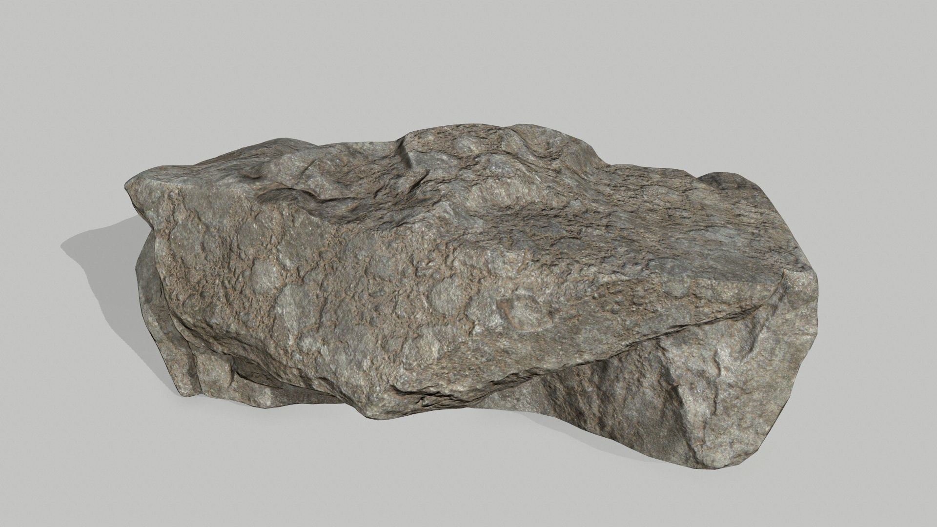 rocks rock Low-poly 3D model_2