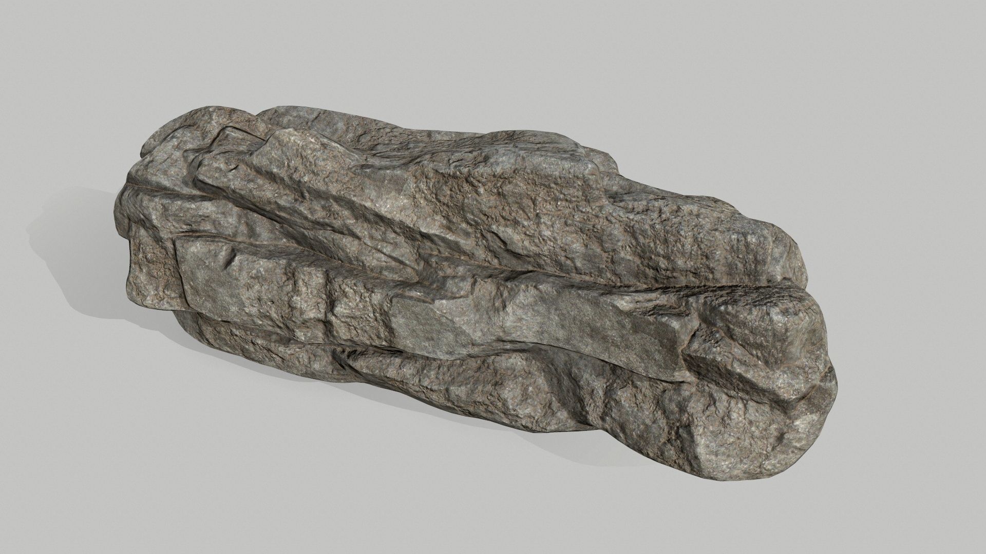 rocks rock Low-poly 3D model_8