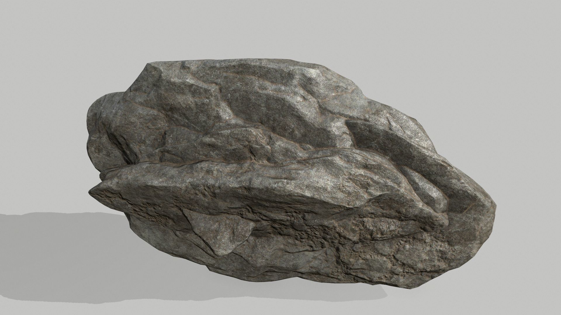 rocks rock Low-poly 3D model_12