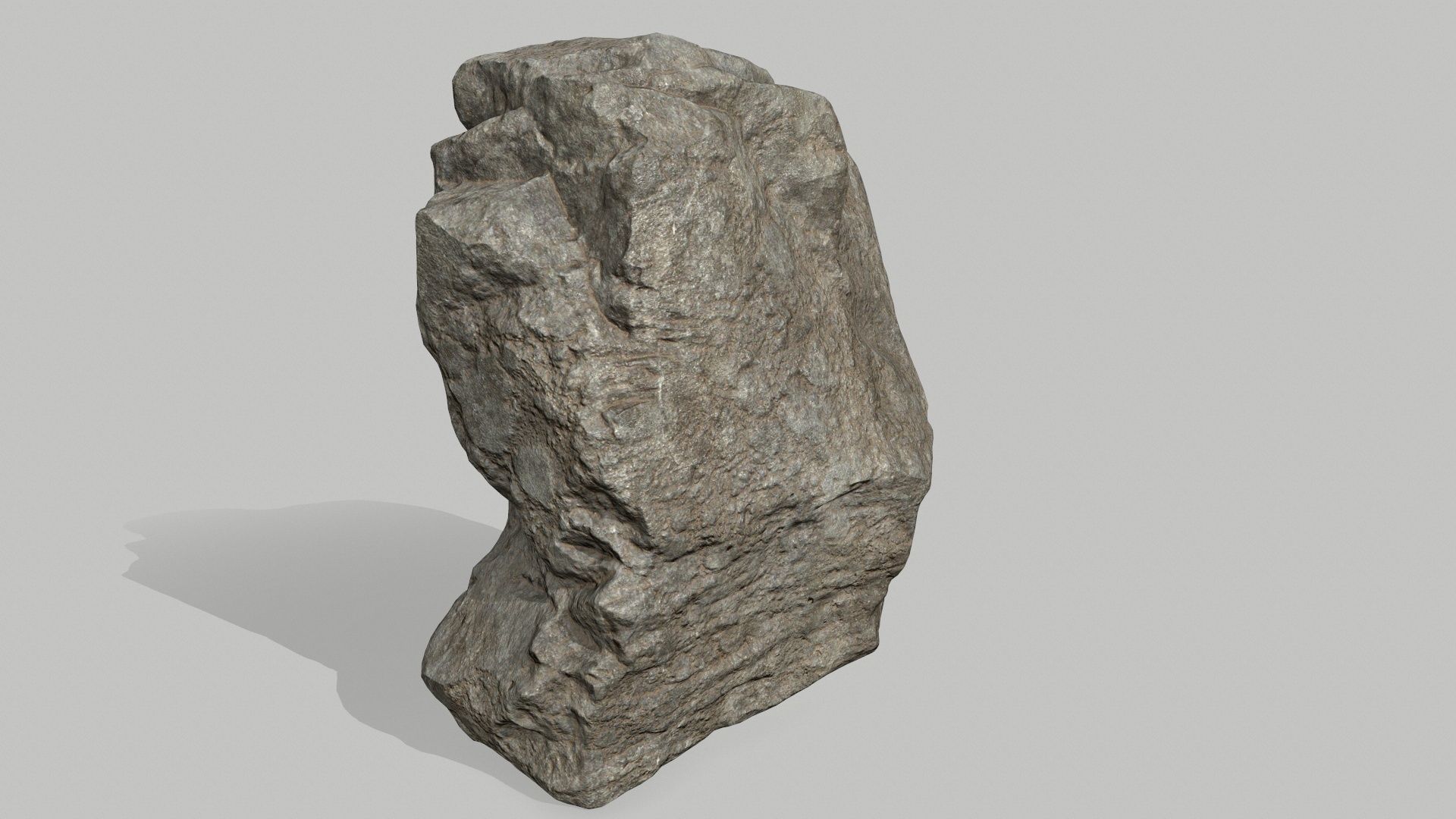 rocks rock Low-poly 3D model_1