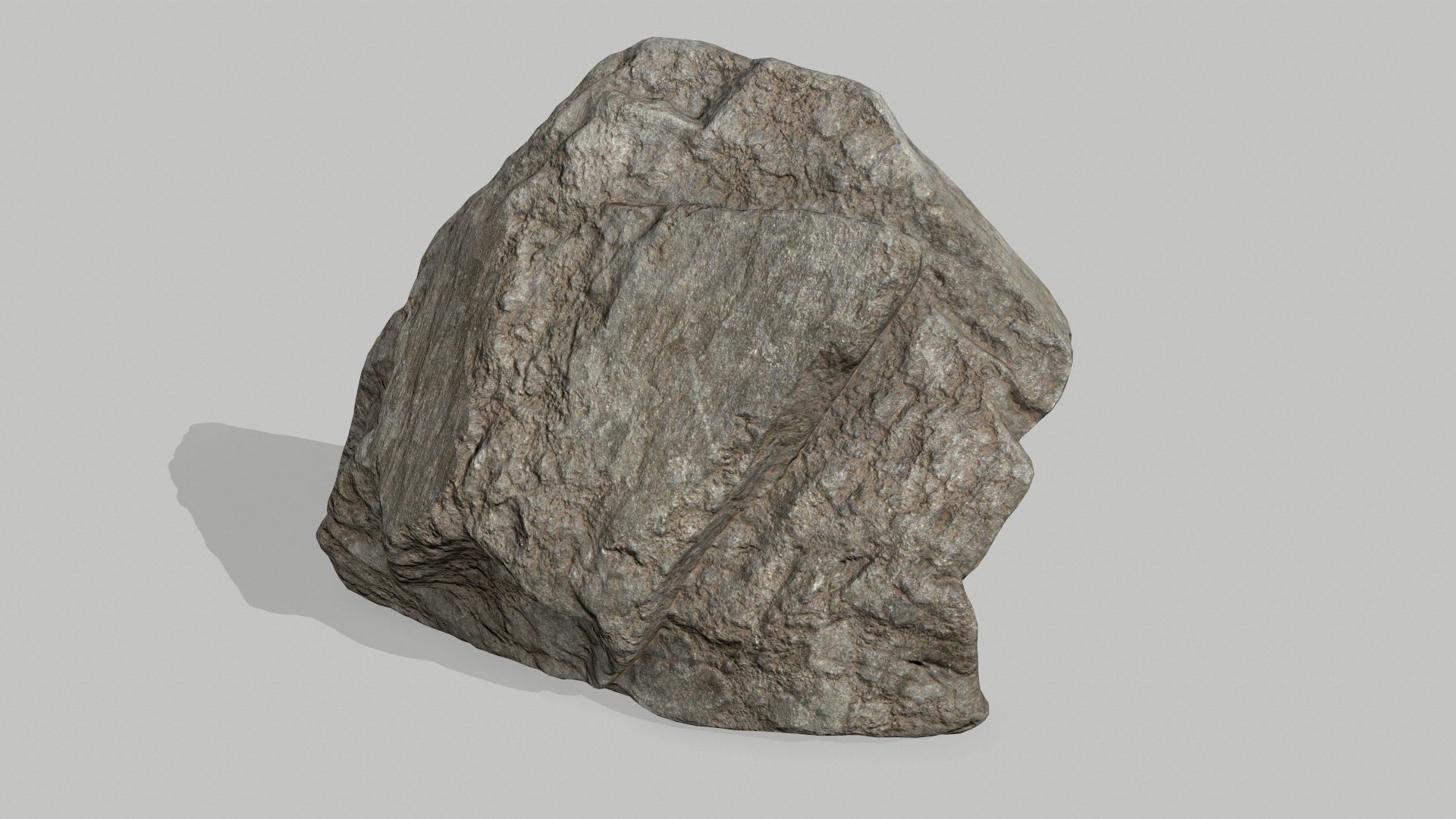 rocks rock Low-poly 3D model_3