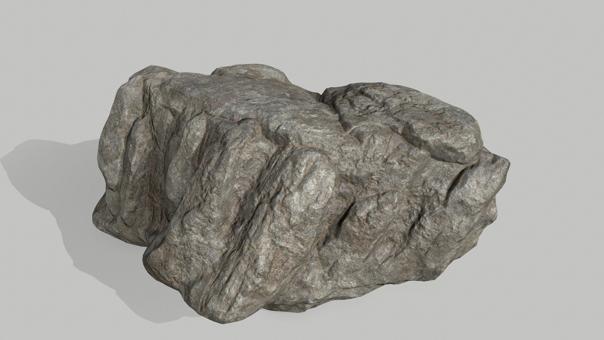 rocks rock Low-poly 3D model_11