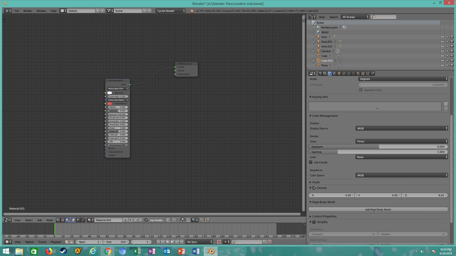 modern sink 3D model_23