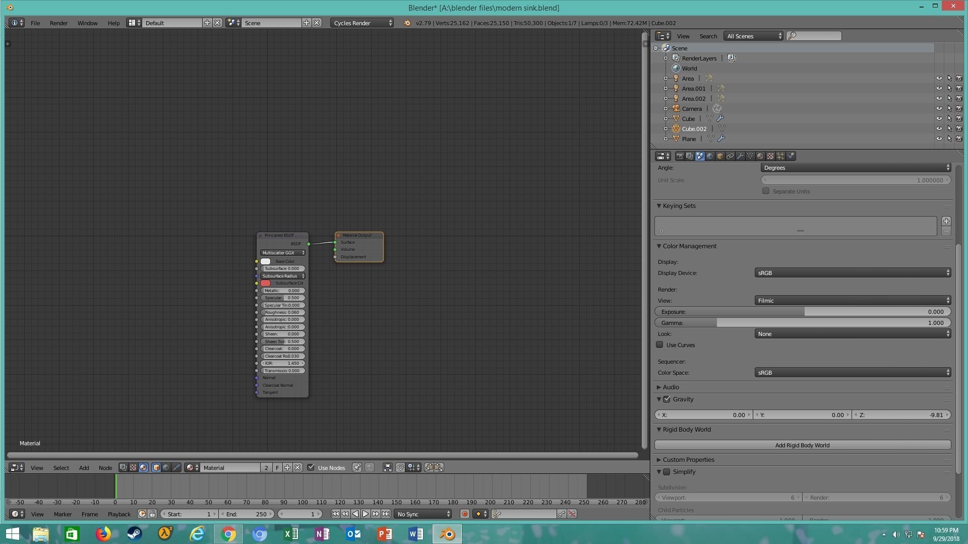 modern sink 3D model_25