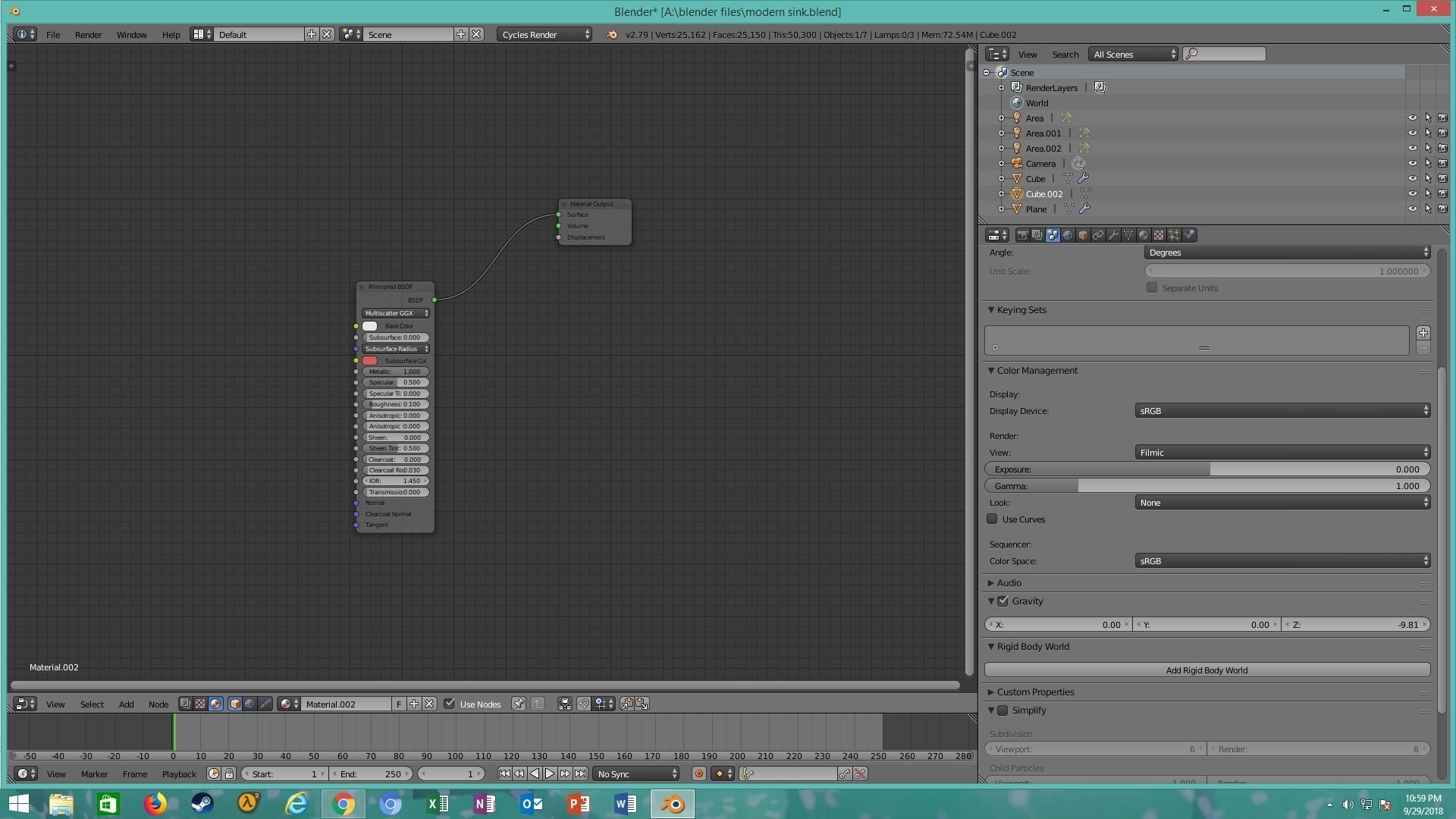 modern sink 3D model_24